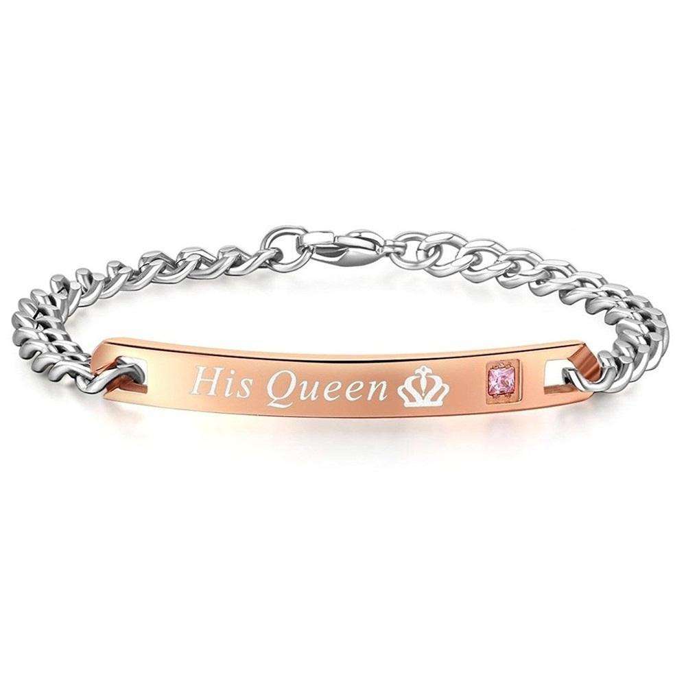 Bracelets de couple King&Queen - L'univers-karma