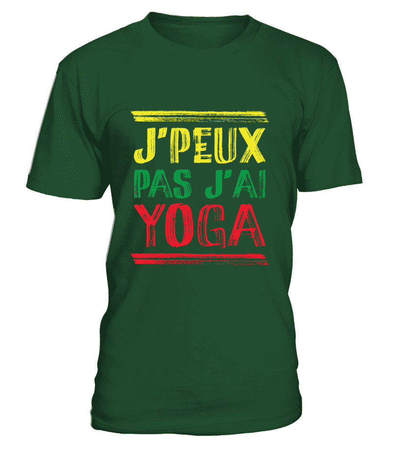T Shirt "J'peux pas j'ai Yoga" Pour homme - L'univers-karma