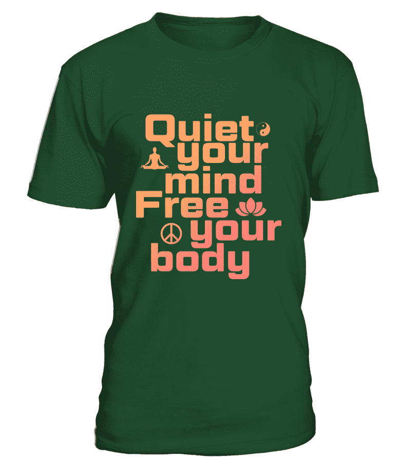 T Shirt "Quiet your mind" Pour homme - L'univers-karma