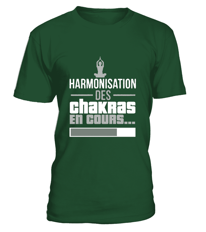 T Shirt "Harmonisation des Chakras" Pour homme - L'univers-karma