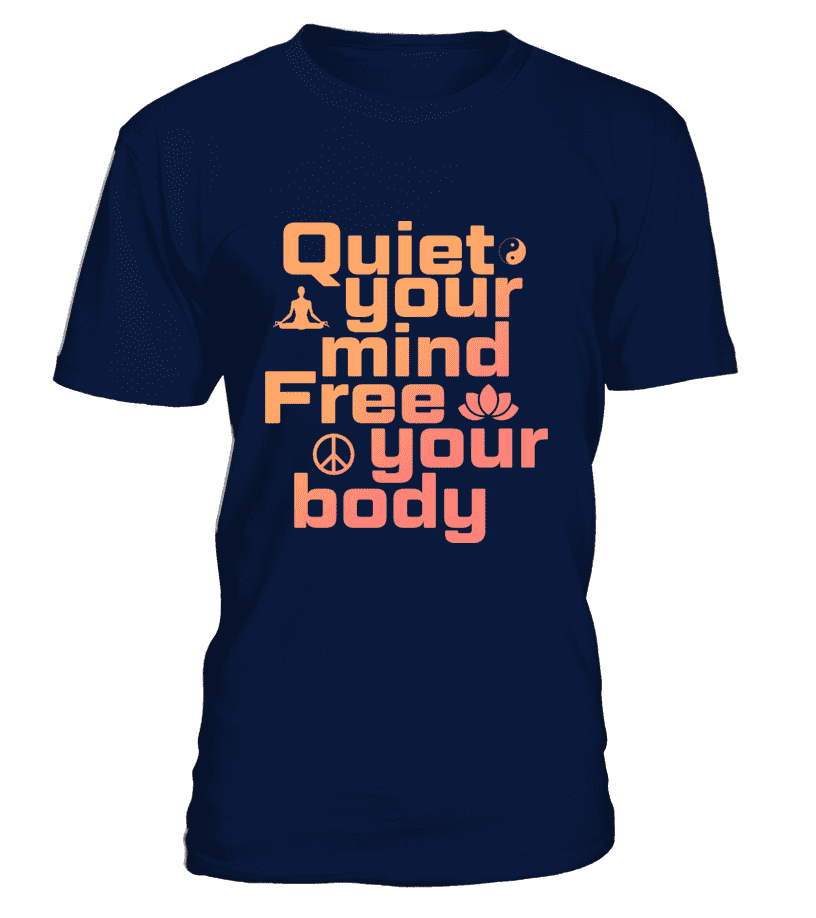 T Shirt "Quiet your mind" Pour homme - L'univers-karma
