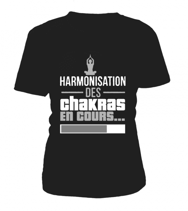 T Shirt "Harmonisation des Chakras" Pour femme - L'univers-karma