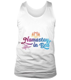 Débardeur"Namastay in Bed" Pour homme - L'univers-karma