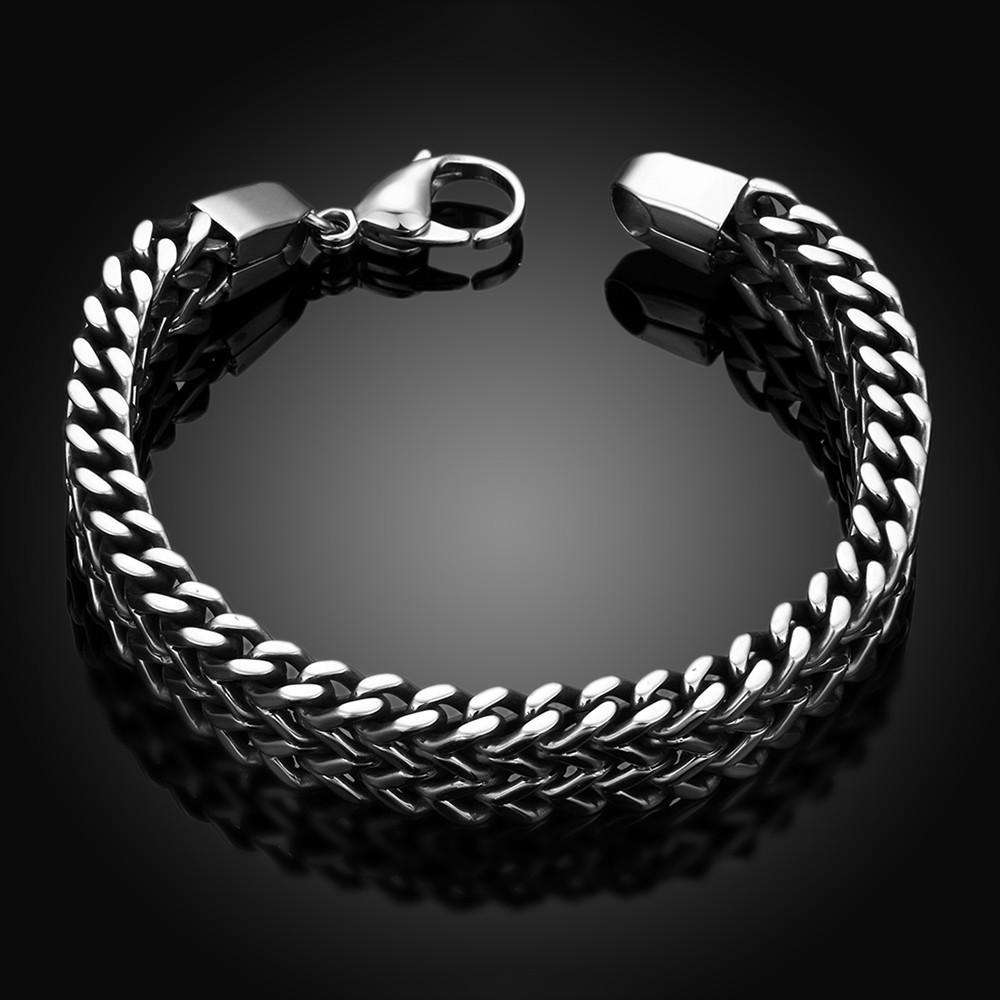 Bracelet Chaîne de Serpent en Acier Inoxydable - L'univers-karma