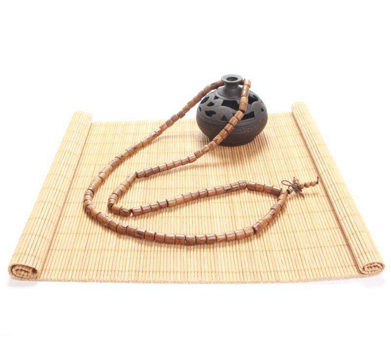 Bracelet Mala de méditation 108 Perles en Bois Wengé - L'univers-karma