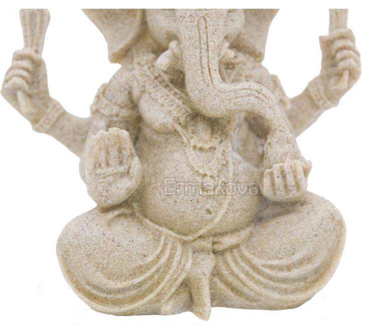 Statue Ganesh En grès Faite Main - L'univers-karma