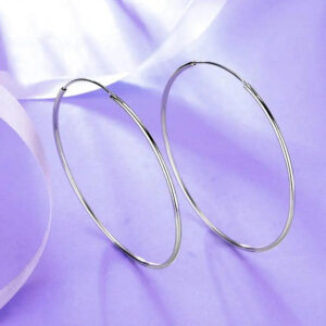 Boucles d’oreilles créoles en argent 925 - 20mm