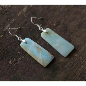 Boucles d’oreilles en Amazonite